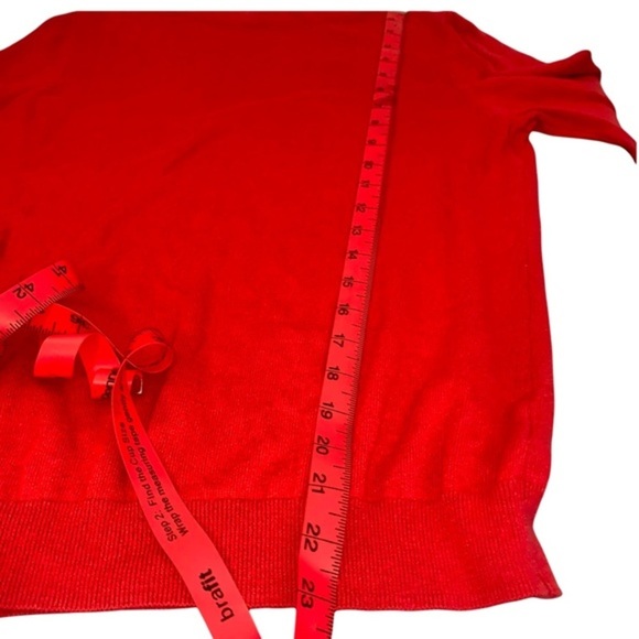 Talbots Petite Small 3/4 Sleeve soft coral sweater - Picture 6 of 6